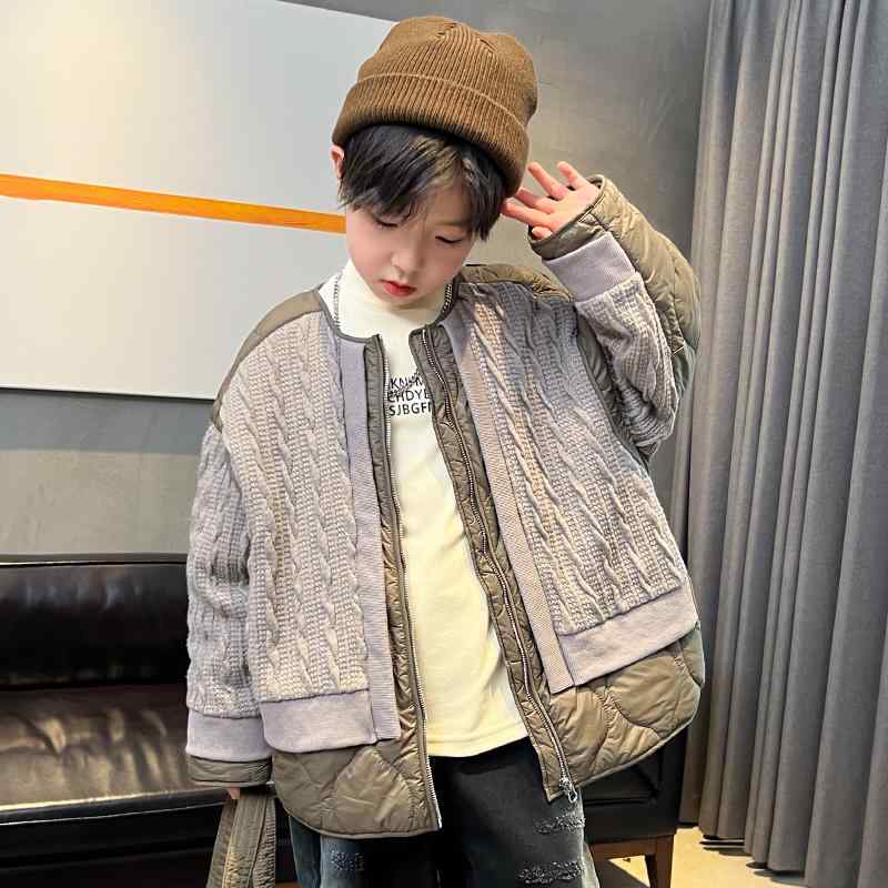 ブルゾン 子供服 男の子 冬 パッド入り ジャケット おしゃれ スタイリッシュ 秋冬 かっこいい 綿コート 高学年 小学生 中学生 韓国ファッション