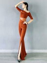 レディース ダンス 衣装 ボディ キャットウォーク オフショルダー ミッド スリーブ メッシュ エチケット スーツ インストラクター トレーニング 衣装
