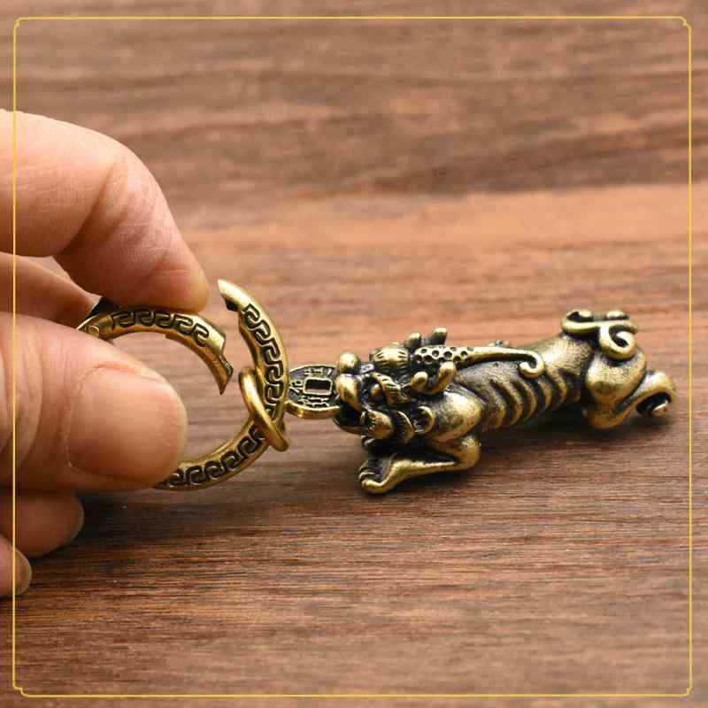 ペンダント 中国風 アクセサリー レトロ 真鍮 貔貅 メンズ レディース キーホルダー ペンダント 車 チェーン ペンダント メンズ レディース ギフト 縁起良...