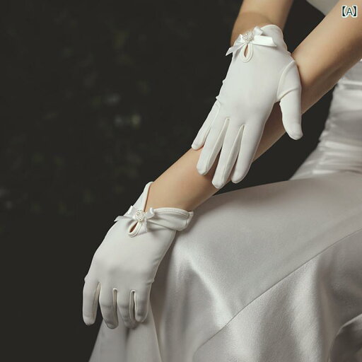ウエディング グローブ ショート ホワイト レディース 女性用 婦人用 手袋 ブライダル 結婚式 小物 アクセサリー サテン シンプル エレガント 韓国 ウエディング グローブ ショート ホワイト レディース 女性用 婦人用 手袋 ブライダル 結婚式 小物 アクセサリー サテン シンプル エレガント 韓国