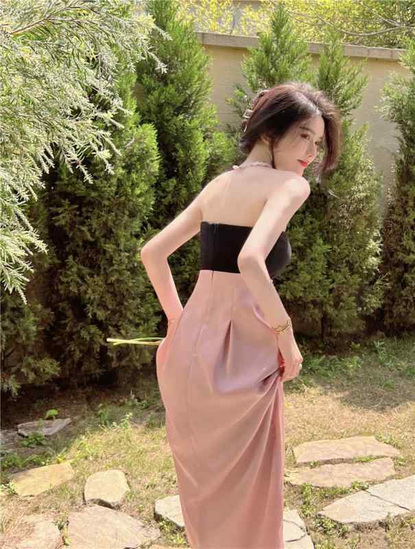 ワンピース リゾートドレス サマードレス 夏 チューブトップ ノースリーブ ロングドレス セクシー エキゾチック エレガント レディース ファッション