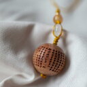 中国風 アクセサリー 装飾品 老 山 白檀 彫刻 般若 波羅 蜜多 般若心経 ボール ペンダント 携帯電話 チェーン バッグ ペンダント レディース