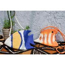 バッグ エスニック おしゃれ 羊毛 フェルト かわいい 熱帯 魚 財布 クラッチ ショルダーバッグ 子供 ギフト クロスボディバッグ 綿