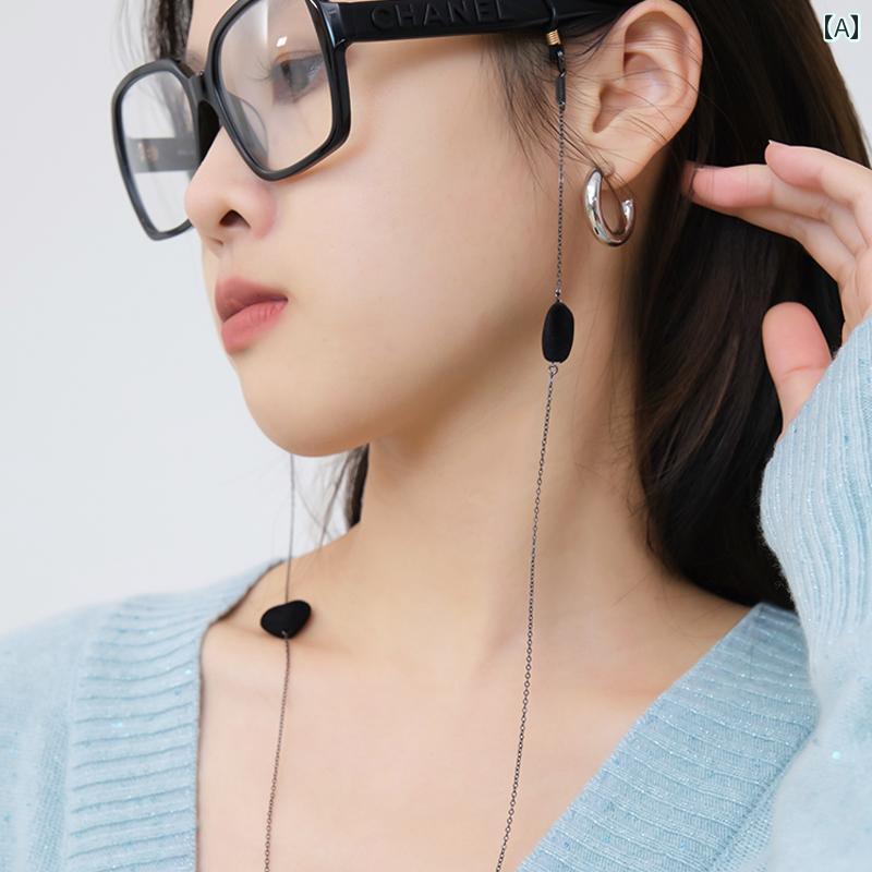 メガネチェーン マスク メガネ ストラップ アクセサリー サングラスチェーン スター リングシルバー お..