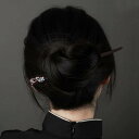 簪 スター リング シルバー S925 桃の花 白檀 ヘアピン レトロ ヘアアクセサリー チャイナ風 ギフト 髪留め かんざし シンプル