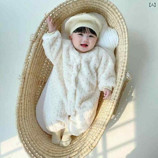 ベビー服 ロンパース オールインワン ジャンプスーツ フリース 暖かい 女児 秋冬 かわいい キュート ギフト ベビー用品 子供服 ベビー服 ロンパース オールインワン ジャンプスーツ フリース 暖かい 女児 秋冬 かわいい キュート ギフト ベビー用品 子供服