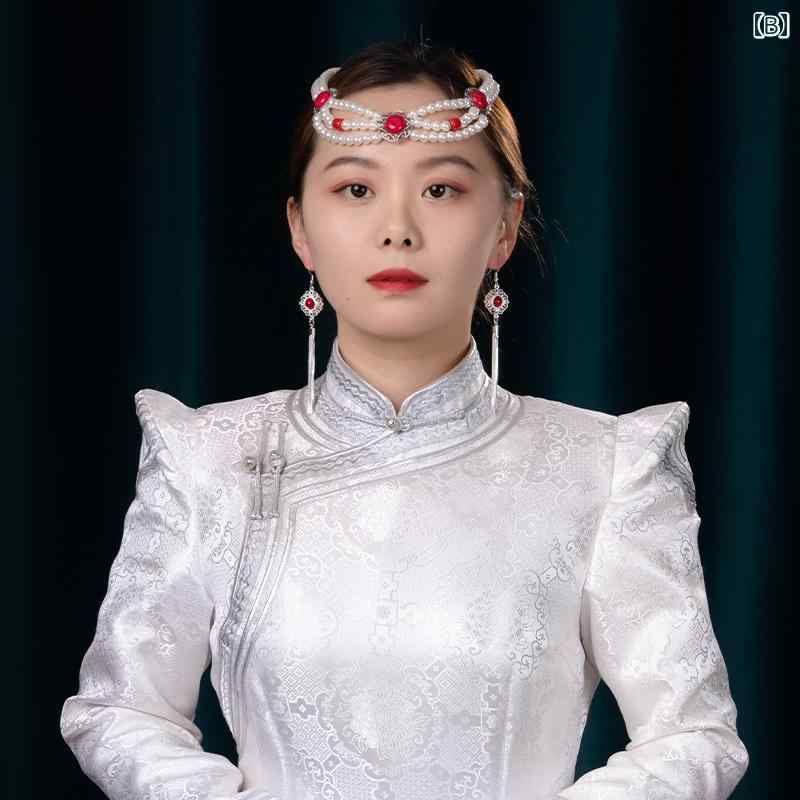 アクセサリー ピアス ヘア 大人 レディース 額飾り レトロ 民族 頭飾り モンゴル チベット 額チェーン 眉ペンダント おしゃれ ファッション