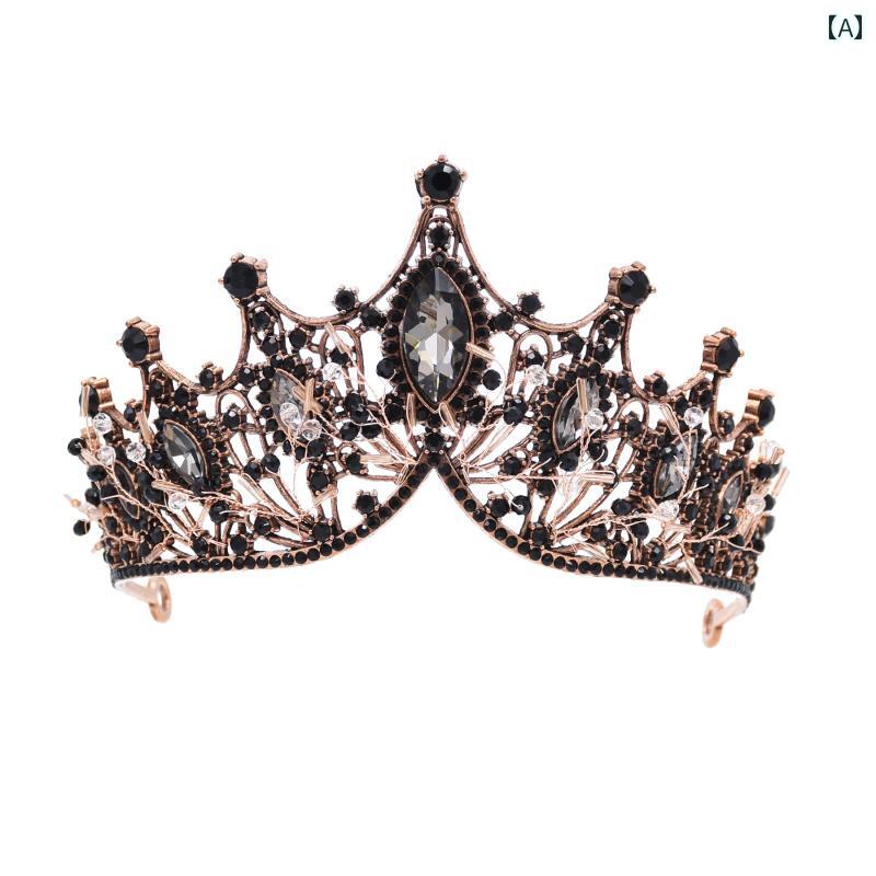 アメリカ レトロ プリンセスクラウン タッセル クラシック 宮殿 イヤリング アクセサリー ボヘミアン ネックレス ブライダルヘア レディース