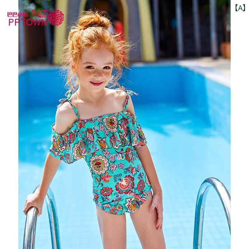 女の子 水着 キッズ 子供用 夏 スイムウェア ワンピース かわいい おしゃれ 着やすい 動やすい 快適 速..