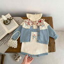 ベビーウェア ロンパース 赤ちゃん 春 秋 ニット カーディガン サスペンダー レディース 服 おしゃれ かわいい 韓国 セットアップ 子供用