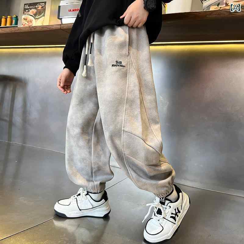 スウェットパンツ 子供服 男の子 パンツ 春秋 ファッション スポーツ ズボン 大きいサイズ 薄手 動きやすい カジュアル