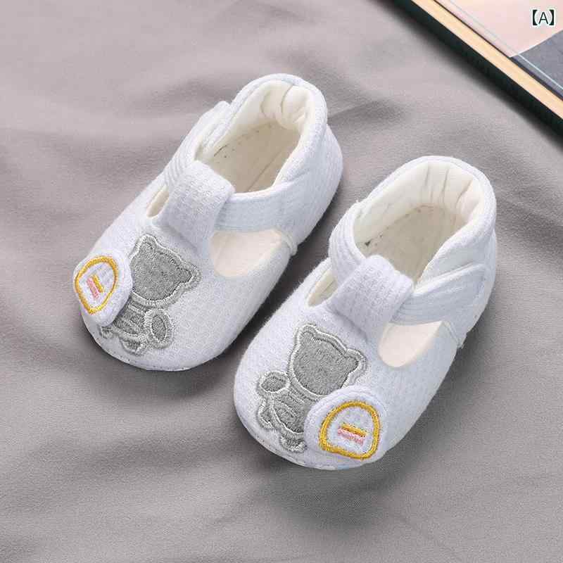 フロアシューズ 男女兼用 ベビー シューズ 赤ちゃん 布 靴 春秋 ソフトソール 幼児用 脱落防止 愛らし..