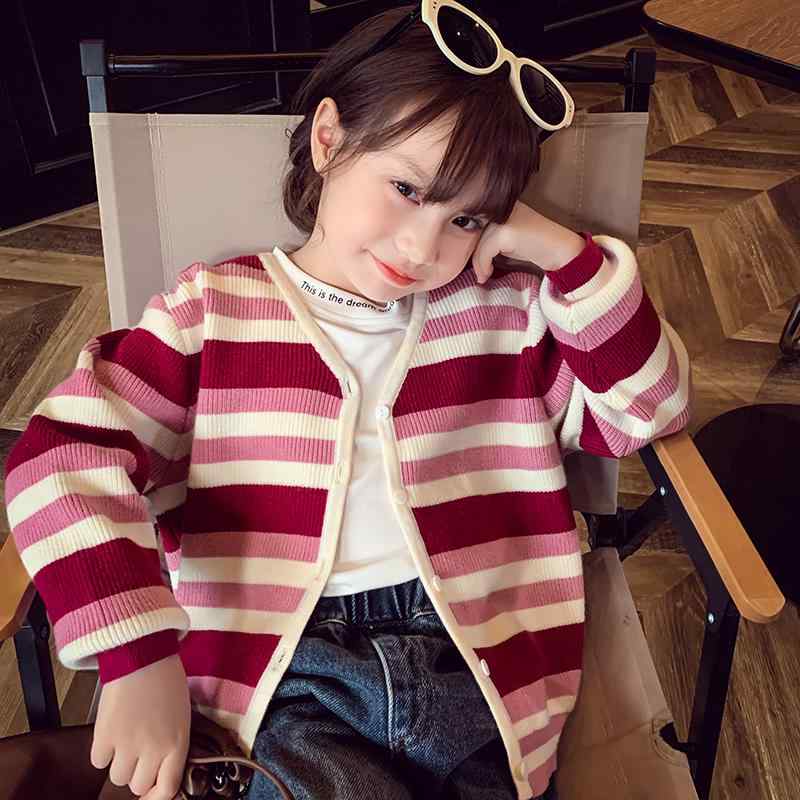 キッズファッション トップス ニット カーディガン カットソー ジャケット 長袖 厚手 かわいい カジュアル 普段着 子供 秋