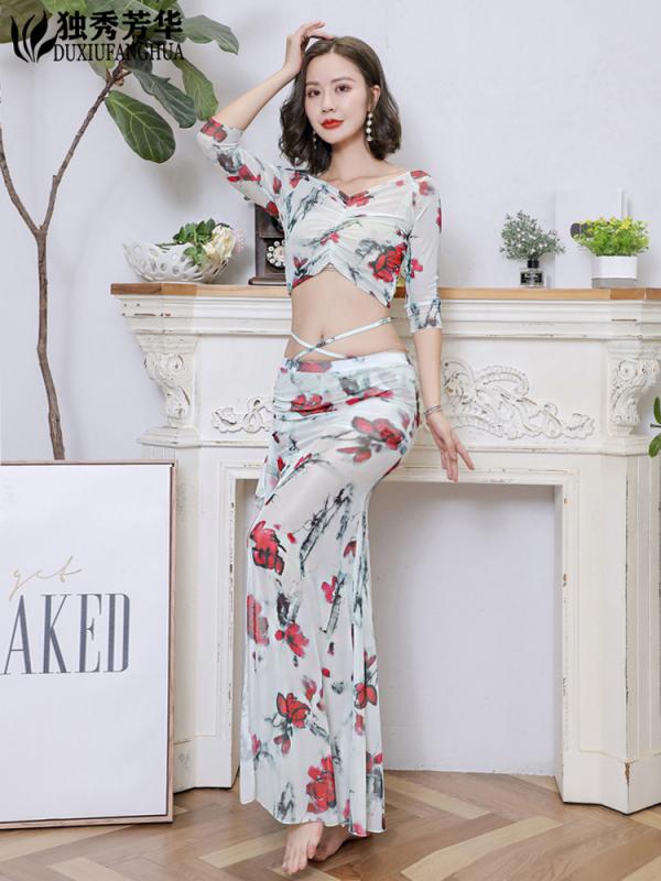 ベリー ダンス スカート ウェア コスチューム 衣装 練習 ステージ パフォーマンス トレーニング 女性 ..