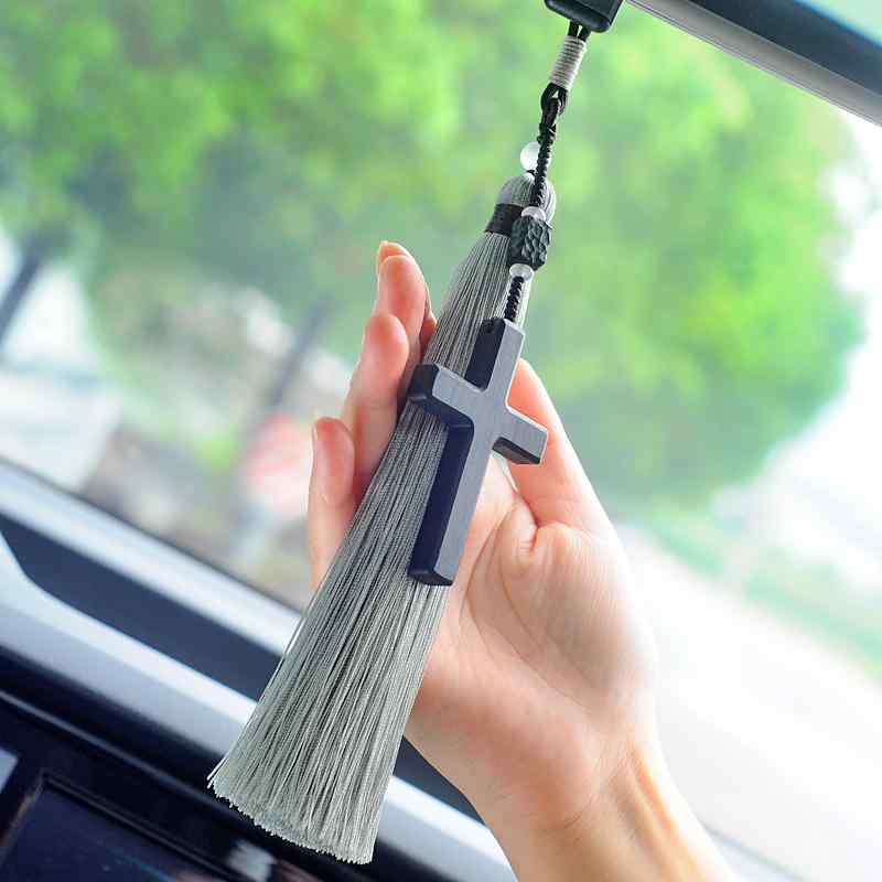 十字架 アクセサリー 雑貨 シンプル 大きい クロス カー ペンダント メンズ レディース カーアクセサリー ハイエンド セキュリティ ペンダント ギフト