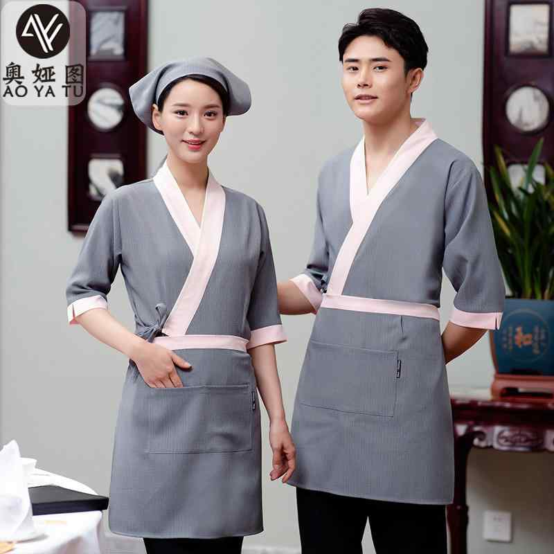 中華料理店 制服 飲食店 ユニフォーム レディース メンズ 居酒屋 レストラン 和食処 洋食屋 ウェイター 七分袖 作業着