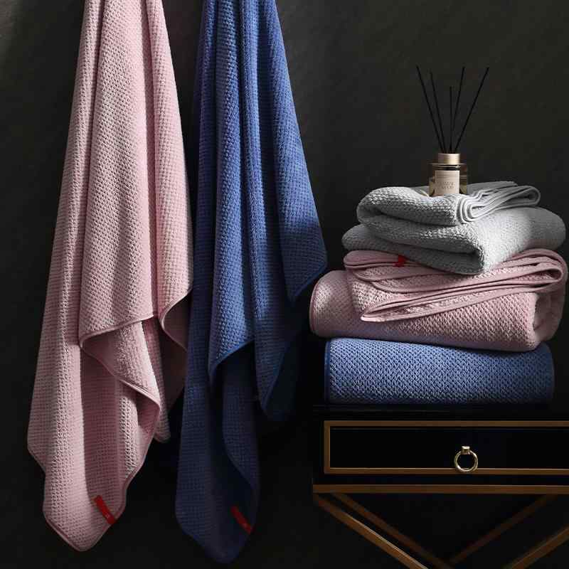 バスタオル 日用品雑貨 タオル 布 速乾 身体 顔 髪 拭き クロス 吸水性 柔らかい 厚手 家庭用 ホーム 入浴 大判