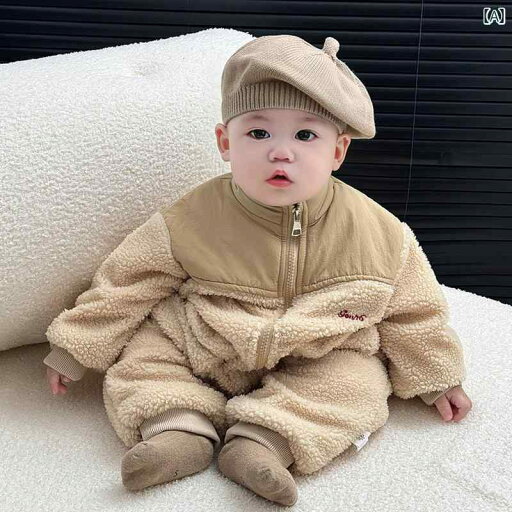 カバーオール ジャンプスーツ 赤ちゃん ベビー 子供 冬 男の子 厚手 アウトドア カジュアル あったか フリース 長袖 ロンパース かわいい お出かけ もこもこ カバーオール ジャンプスーツ 赤ちゃん ベビー 子供 冬 男の子 厚手 アウトドア カジュアル あったか フリース 長袖 ロンパース かわいい お出かけ もこもこ