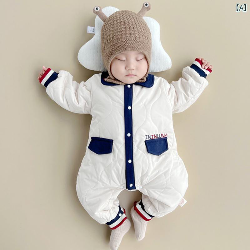 Other - カバーオール 幼児 冬 プリント ベビー 男の子 赤ちゃん 厚手 お出かけ かわいい あったか 保温 子供用 かっこいい ダウン