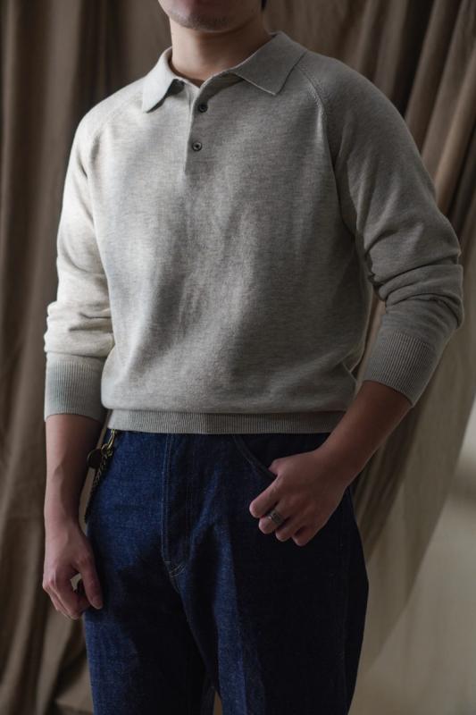 メンズ ポロシャツ セーター 長袖 ニット 秋冬 暖かい ベーシック シンプル カジュアル レジャー 休日 ..