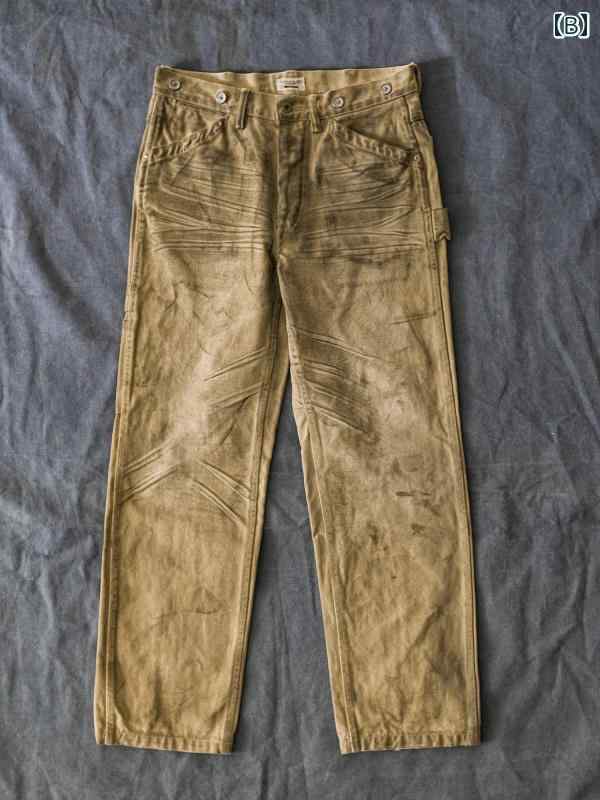 カジュアルパンツ メンズ 男性用 パンツ スラックス ダメージ加工 ワーク 作業着 紳士服 シンプル アメカジ カジュアル レジャー リゾート 休日 万能コーデ