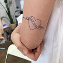 タトゥーシール ワンポイント 刺青 ユニセックス おしゃれアイテム ハート かわいい アウトドア ファッション デザイン ボディアート メンズ レディース グラ...