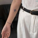 タトゥーシール ワンポイント ユニセックス 花柄 かわいい デザイン おしゃれアイテム ボディアート 腕 アウトドア メンズ レディース カジュアル パーティー...