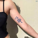 タトゥーシール ワンポイント 刺青 ユニセックス 防水 自然 おしゃれアイテム ボディアート アウトドア ファッション シンプル 腕 デザイン メンズ レディー...