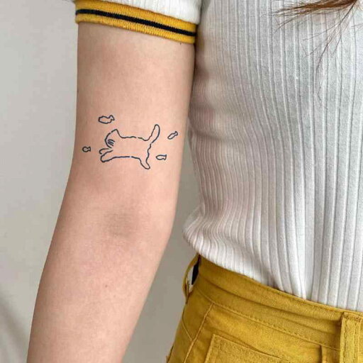 タトゥーシール 猫 コミック ボディアート ファッション ワンポイント タトゥーシート 転写ステッカー 2週間 消える 防水 ウォータープルーフ 植物エキス 肌に優しい ナチュラル タトゥーシール 猫 コミック ボディアート ファッション ワンポイント タトゥーシート 転写ステッカー 2週間 消える 防水 ウォータープルーフ 植物エキス 肌に優しい ナチュラル