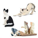 猫 キャット フィギュア 人形 ホビー おもちゃ 模型 シミュレーション 動物 リアル コレクション ディスプレイ ミニチュア 教育 装飾品 かわいい ギフト