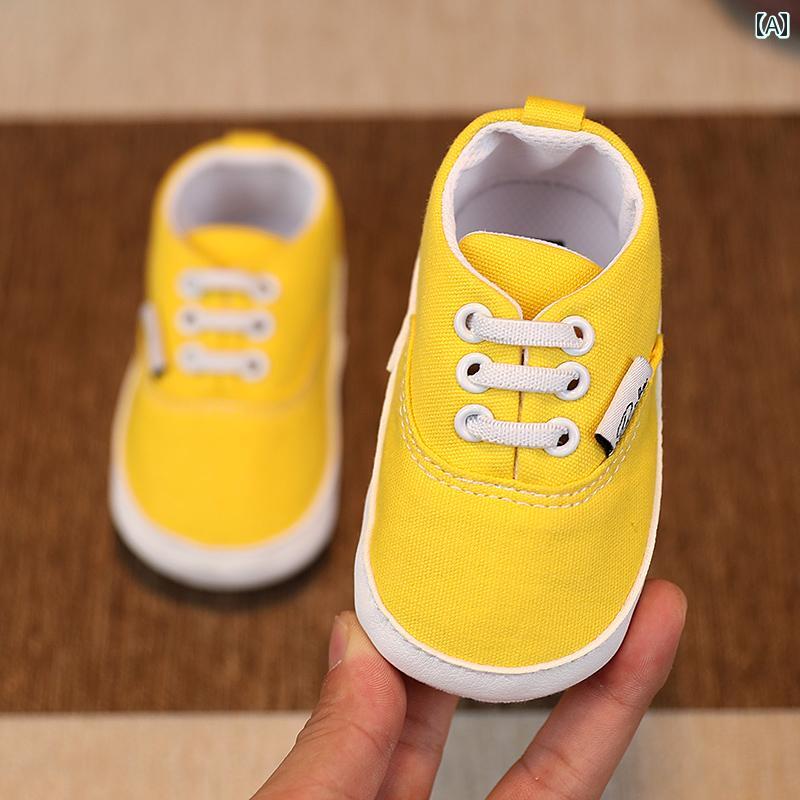 ベビー シューズ 春秋 男の子 女の子 赤ちゃん 0～1歳 新生児 3～12ヶ月 カジュアル ソフトソール 滑り..