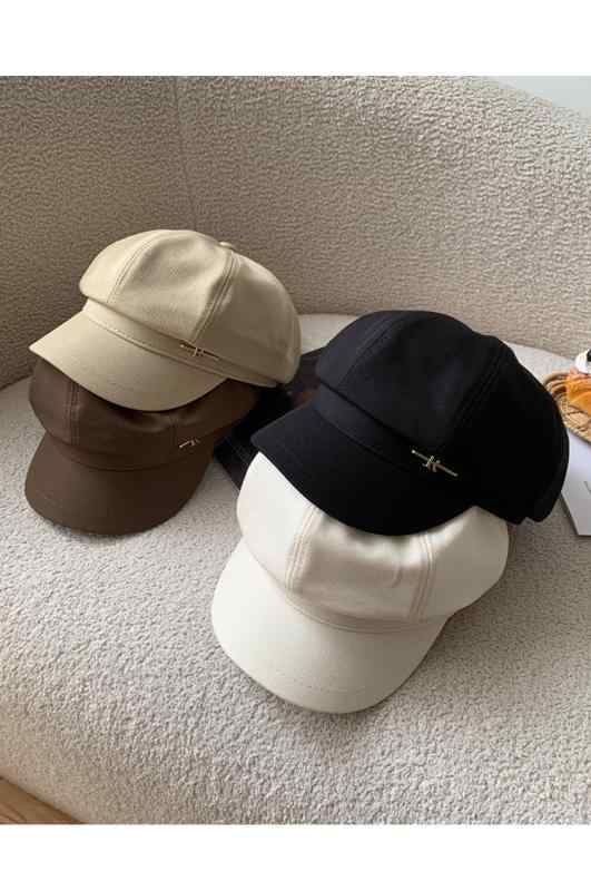 キャスケット帽 女性 春夏秋 レトロ ベレー帽 八角形帽子 ペインター帽子 アクセサリー カジュアル レ..