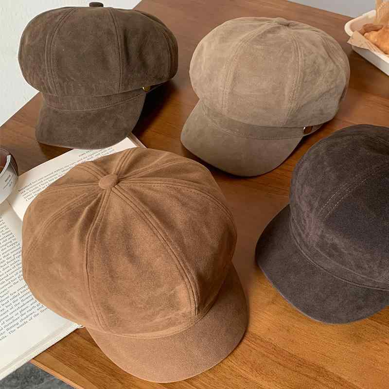 女の子 春夏秋 キャスケット ベレー帽 英国風 ドームスタイル 八角形帽子 ショッピング レディース フ..