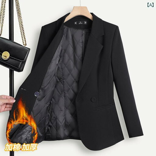 レディース 女性用 スーツ ジャケット テーラード 厚手 冬 カジュアル スリムフィット オフィス ビジネス シンプル きれいめ 大人っぽい レディース 女性用 スーツ ジャケット テーラード 厚手 冬 カジュアル スリムフィット オフィス ビジネス シンプル きれいめ 大人っぽい