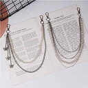 パンツ ウォレットチェーン レディース メンズ パール バタフライ 星 デイジー ボトムス アクセサリー 装飾 パンク 個性 ビジュアル