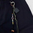 パンツ ウォレットチェーン メンズ レディース チャーム ビーズ 編み込み レザー ズボン キー 装飾 衣類 男女兼用 ギフト カジュアル