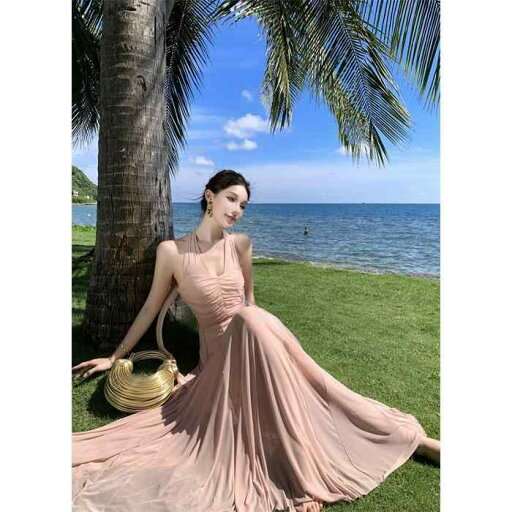 リゾート ワンピース マキシ丈 レディース 夏 ロマンチック ドーパミン 海辺 バカンス スリム ドレス ウエスト ノースリーブ ロング スカート リゾート ワンピース マキシ丈 レディース 夏 ロマンチック ドーパミン 海辺 バカンス スリム ドレス ウエスト ノースリーブ ロング スカート