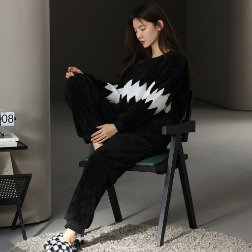 レディース 婦人服 女性用 パジャマ 部屋着 ルームウェア かわいい おしゃれ カジュアル リラックス 秋冬 厚手 韓国 セットアップ 上下セット レディース 婦人服 女性用 パジャマ 部屋着 ルームウェア かわいい おしゃれ カジュアル リラックス 秋冬 厚手 韓国 セットアップ 上下セット