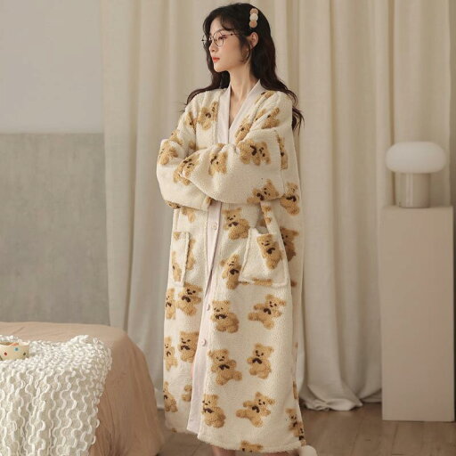 パジャマ レディース 婦人服 女性用 部屋着 ルームウェア かわいい リラックス 暖かい ガウン 羽織り 秋冬 ロング丈 厚手 ホームウェア ローブ パジャマ レディース 婦人服 女性用 部屋着 ルームウェア かわいい リラックス 暖かい ガウン 羽織り 秋冬 ロング丈 厚手 ホームウェア ローブ