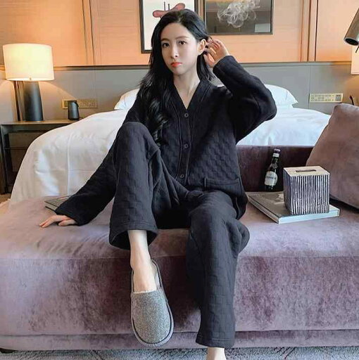 パジャマ レディース 婦人服 女性用 部屋着 ルームウェア かわいい おしゃれ リラックス セットアップ 上下セット 厚手 春秋冬 暖かい 長袖 高級感 パジャマ レディース 婦人服 女性用 部屋着 ルームウェア かわいい おしゃれ リラックス セットアップ 上下セット 厚手 春秋冬 暖かい 長袖 高級感