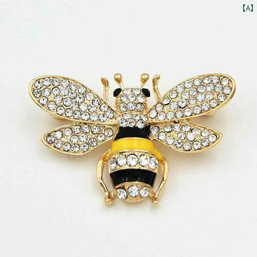 ブローチ 昆虫 レディース メンズ 蜂 コサージュ ラインストーン バックル ピン アクセサリー ビジュー 品質 ユニークデザイン ブローチ 昆虫 レディース メンズ 蜂 コサージュ ラインストーン バックル ピン アクセサリー ビジュー 品質 ユニークデザイン