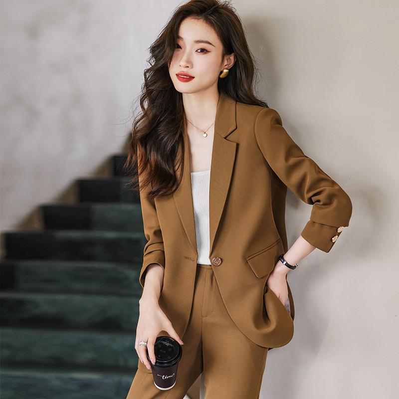 レディース ジャケット パンツ ビジネス シンプル オフィス ビジネス ブリティッシュ 女性 カジュアル 大人かわいい 結婚式 二次会 参観日 ファッション スタイリッシュ 春秋