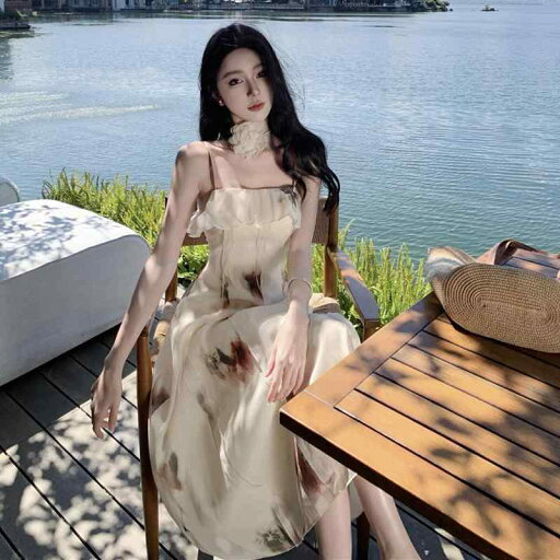 リゾートドレス サマードレス ディナードレス ホリデードレス 夏 ロングドレス 海辺 休暇 ビーチ ヴァカンス 写真撮影 エキゾチック エレガント フェミニン レディース リゾートドレス サマードレス ディナードレス ホリデードレス 夏 ロングドレス 海辺 休暇 ビーチ ヴァカンス 写真撮影 エキゾチック エレガント フェミニン レディース