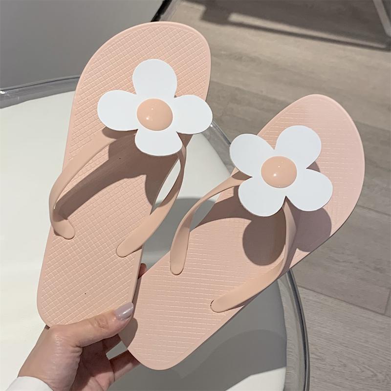 サンダル フェアリー 花 ビーチ サンダル レディース 夏 ファッション アウターウェア 滑り止め ソフト ソール シンプル ビーチ サンダ..