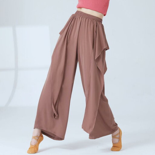 モダン ダンス パンツ エレガント シフォン ダンス パンツ 中国 レトロ 舞踊 ストレート ワイド パンツ 秋 練習 パンツ モダン ダンス パンツ エレガント シフォン ダンス パンツ 中国 レトロ 舞踊 ストレート ワイド パンツ 秋 練習 パンツ