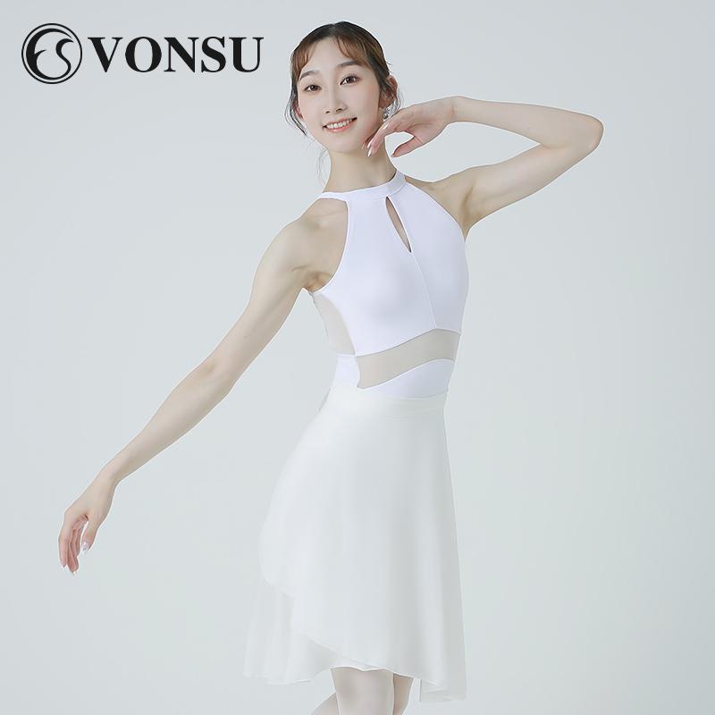 バレエ レオタード スポーツ ボディスーツ 体操服 ウェア レオタード 衣装 練習 ダンス ヨガ フィット..