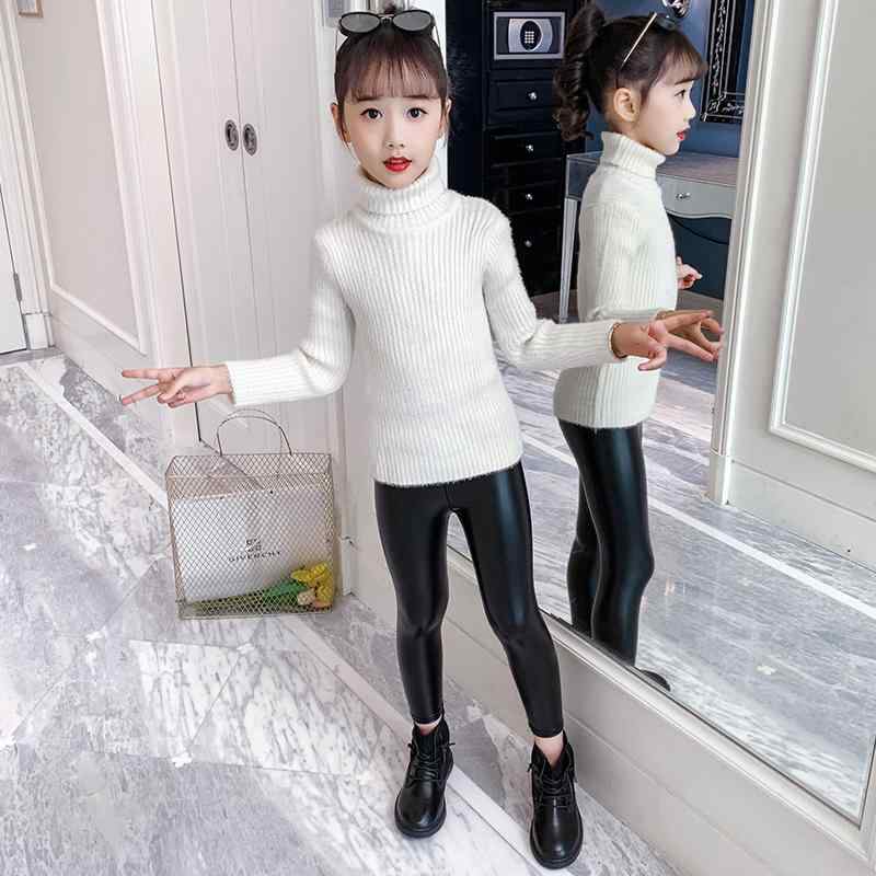 キッズ ファッション ハイネック セーター トレーナー インナー ニット トップス 女の子 カジュアル 子供服 春秋冬