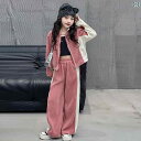 子供服 女の子 ジャンバー スウェット ジャージ セットアップ 春 カジュアル 通学 スポーツ アウトドア リラックスウエア