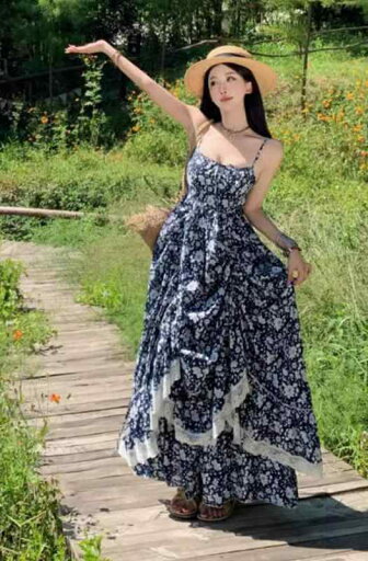 ワンピース 大人 女性 春夏秋 サスペンダードレス ジッパー フリルスカート ロングスカート 調節可能ショルダーストラップ ハイウエスト ラグジュアリー レディース エレガント パーティー ワンピース 大人 女性 春夏秋 サスペンダードレス ジッパー フリルスカート ロングスカート 調節可能ショルダーストラップ ハイウエスト ラグジュアリー レディース エレガント パーティー