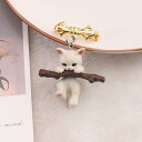 ブローチ レディース アクセサリー 猫 子猫 枝 ぶら下がって猫 犬 子犬 靴下を噛む犬 パンダ 赤ちゃん ペット 飼い主用 愛犬家 愛猫家 かわいい キュート 立体的 合金 金メッキ おしゃれ